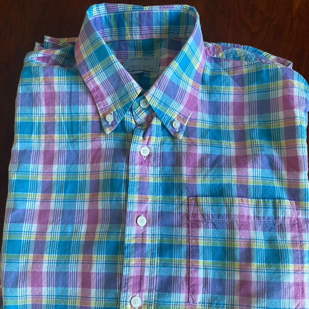 Castaway Nantucket Men L/S Med Shirt